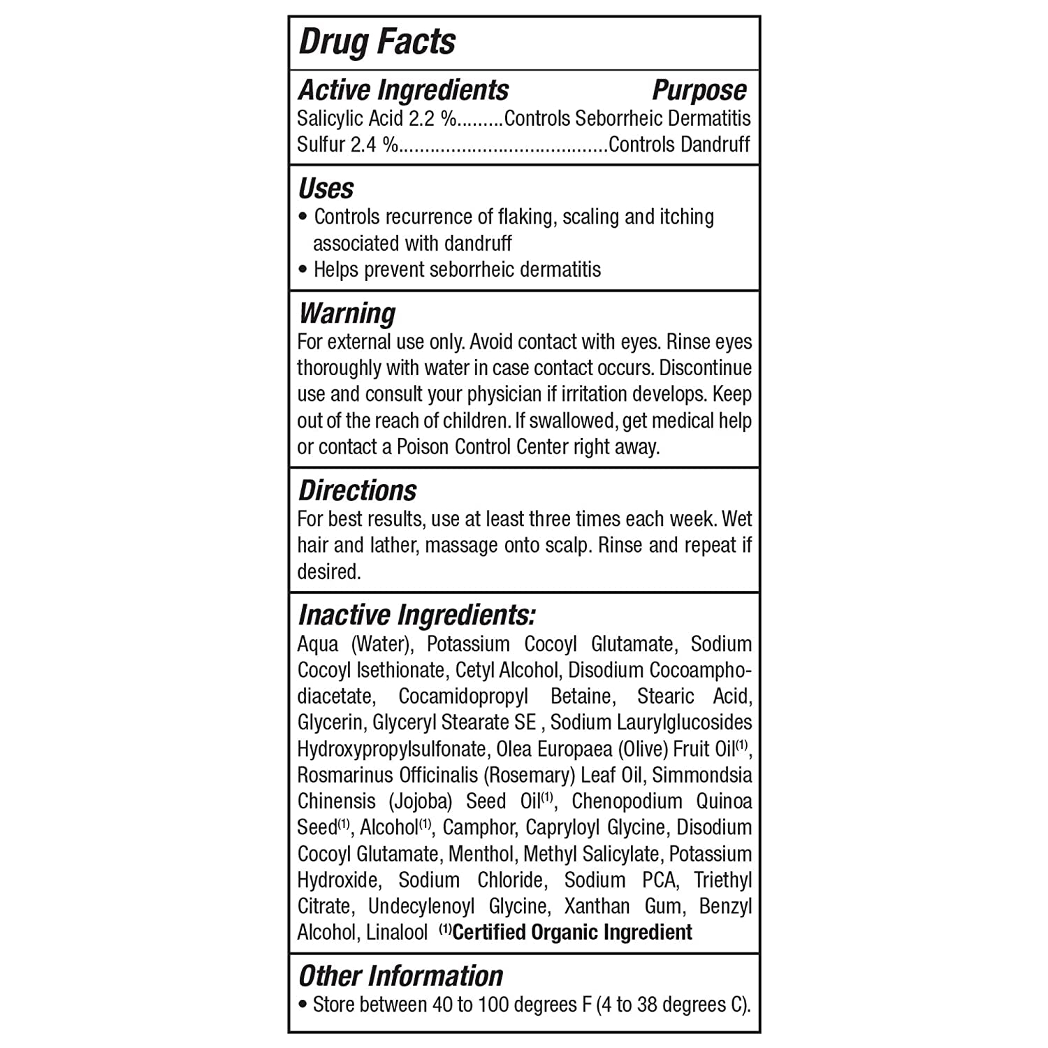 Dandruff Relief Treatment Shampoo, 12 Oz